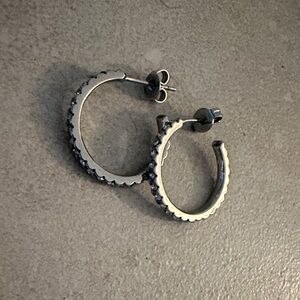 Elegant Silver Hoop Earrings